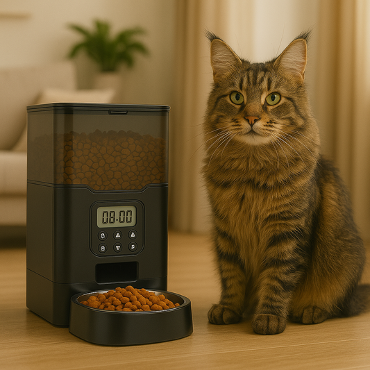 Distributeur de repas pour chat automatique Wifi intégré